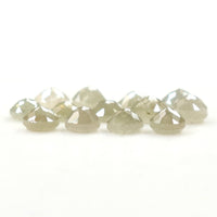 Natural Loose Rose Cut Diamond Grey Color 1.48 CT 2.70 MM Round Rose Cut Shape Diamond KR185