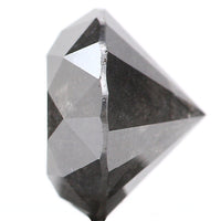 3.34 Ct Natural Loose Diamond, Grey Diamond, Round Diamond, Round Brilliant Cut Diamond, Sparkling Diamond, Rustic Diamond KDL386