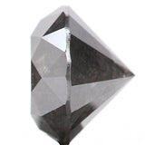3.34 Ct Natural Loose Diamond, Grey Diamond, Round Diamond, Round Brilliant Cut Diamond, Sparkling Diamond, Rustic Diamond KDL386