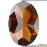 Natural Loose Oval Brown Color Diamond 1.37 CT 7.65 MM Oval Shape Rose Cut Diamond KDL1773