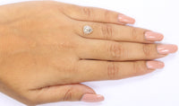 Natural Loose Pear Diamond Grey Color 1.68 CT 7.80 MM Pear Shape Rose Cut Diamond KDL2119