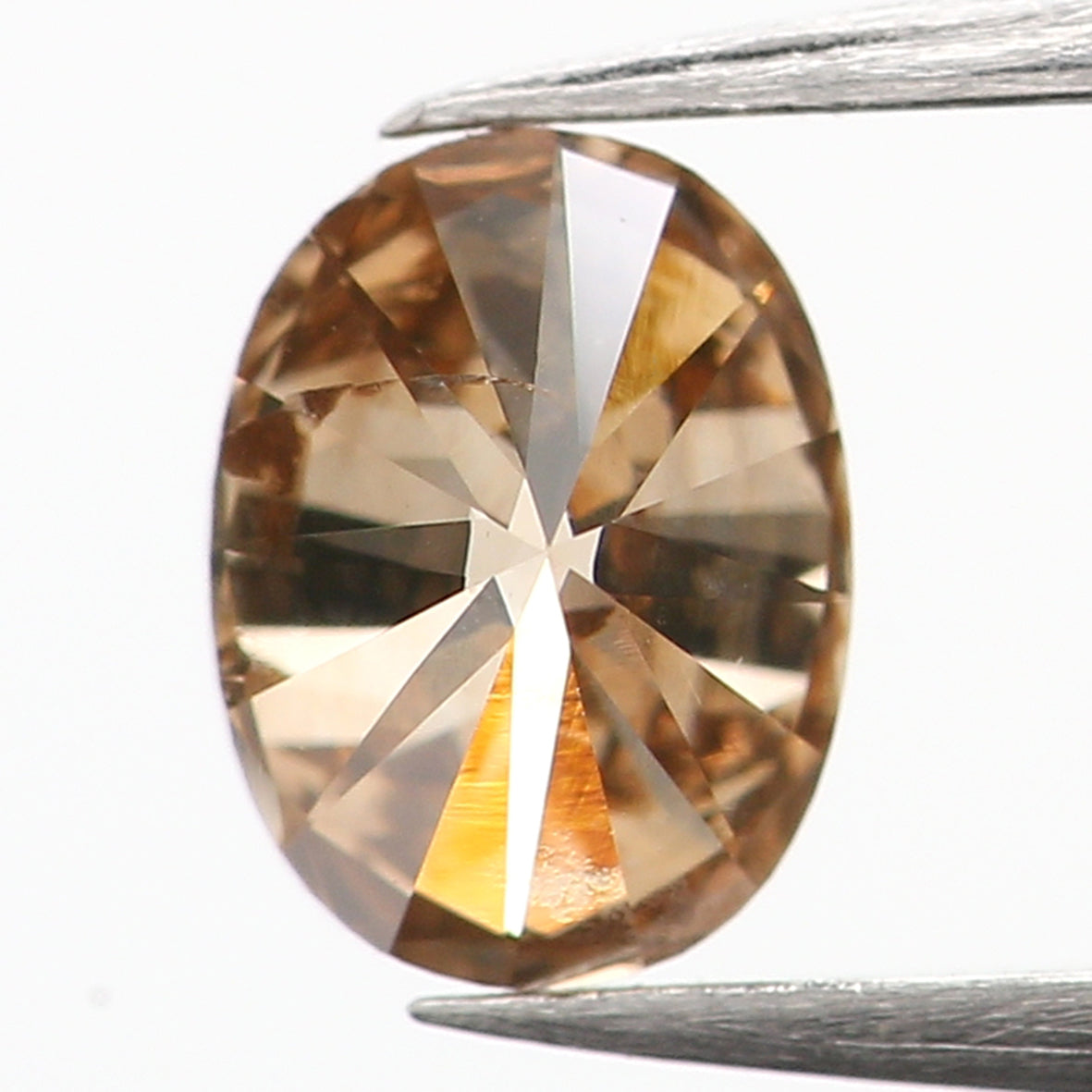 0.33 CT Natural Loose Oval Shape Diamond Brown Color Oval Cut Diamond 4.75 MM Natural Loose Brown Color Oval Brilliant Cut Diamond LQ598