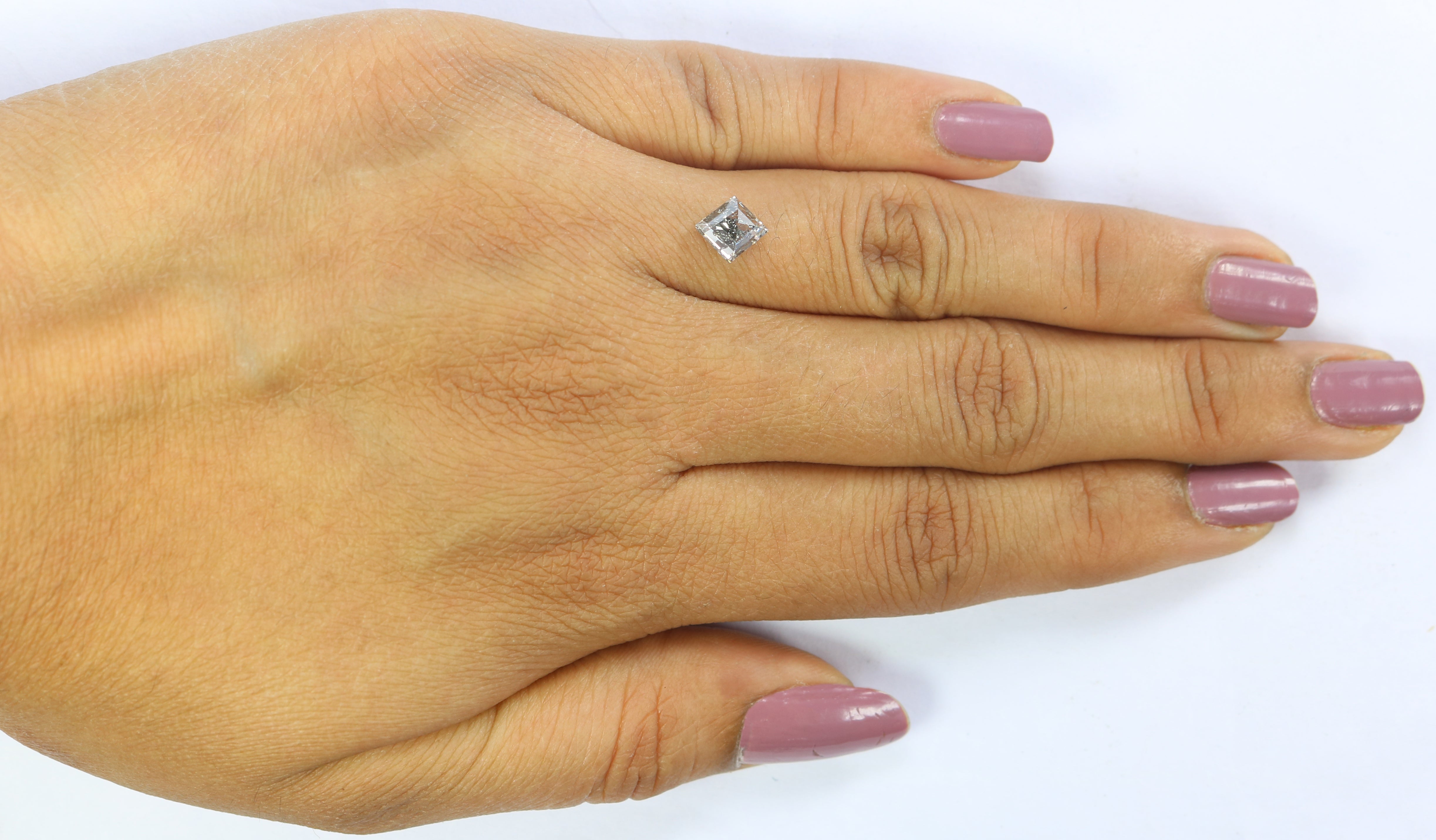 1.07 CT Natural Loose Kite Shape Diamond White - F Color Kite Cut Diamond 7.45 MM Natural Diamond White - F Kite Rose Cut Diamond QL2677