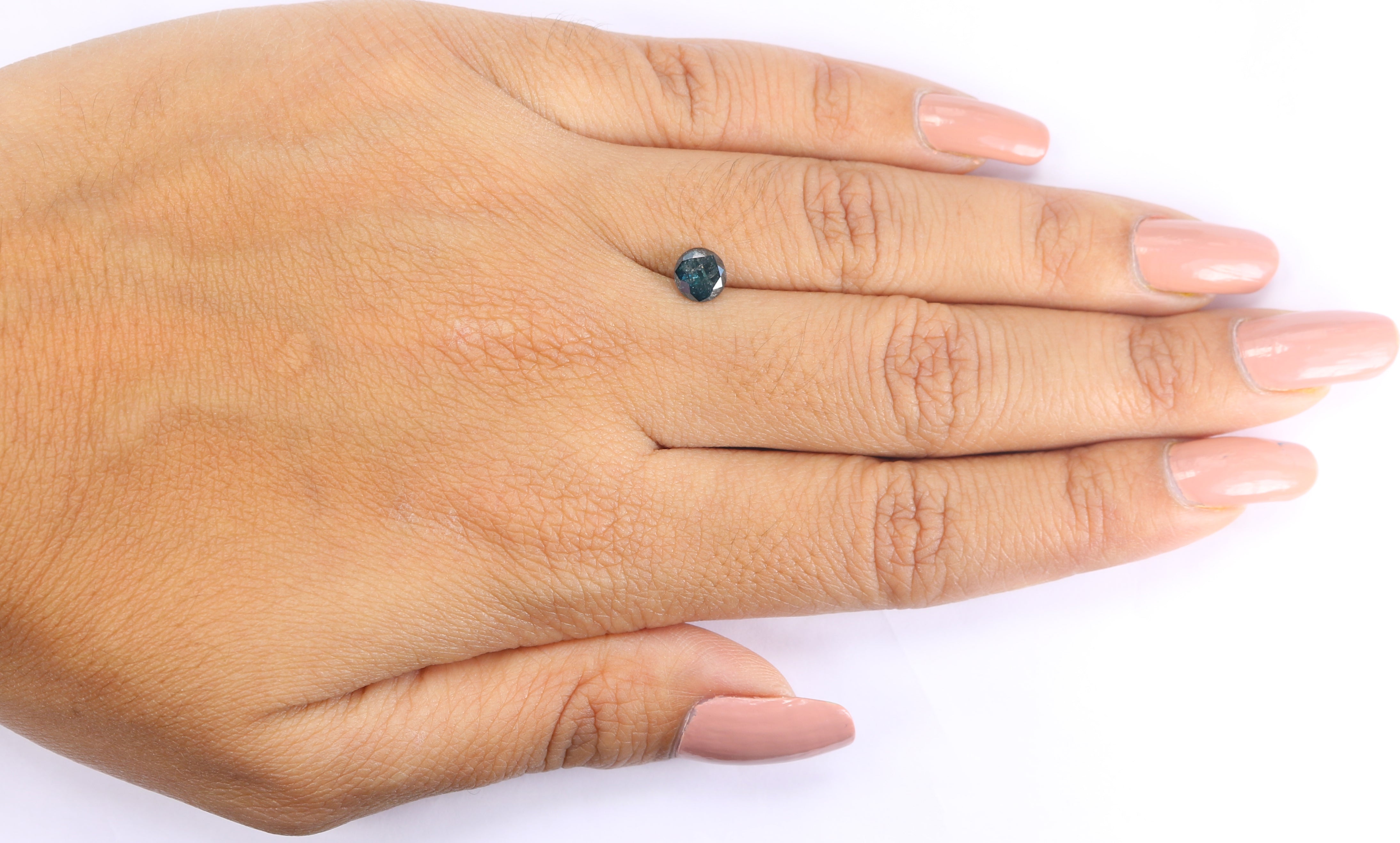 Natural Loose Round Blue Color Diamond 0.81 CT 5.50 MM Round Shape Brilliant Cut Diamond L8753