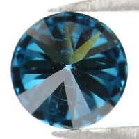 Natural Loose Round Blue Color Diamond 0.43 CT 4.70 MM Round Brilliant Cut Diamond L1834