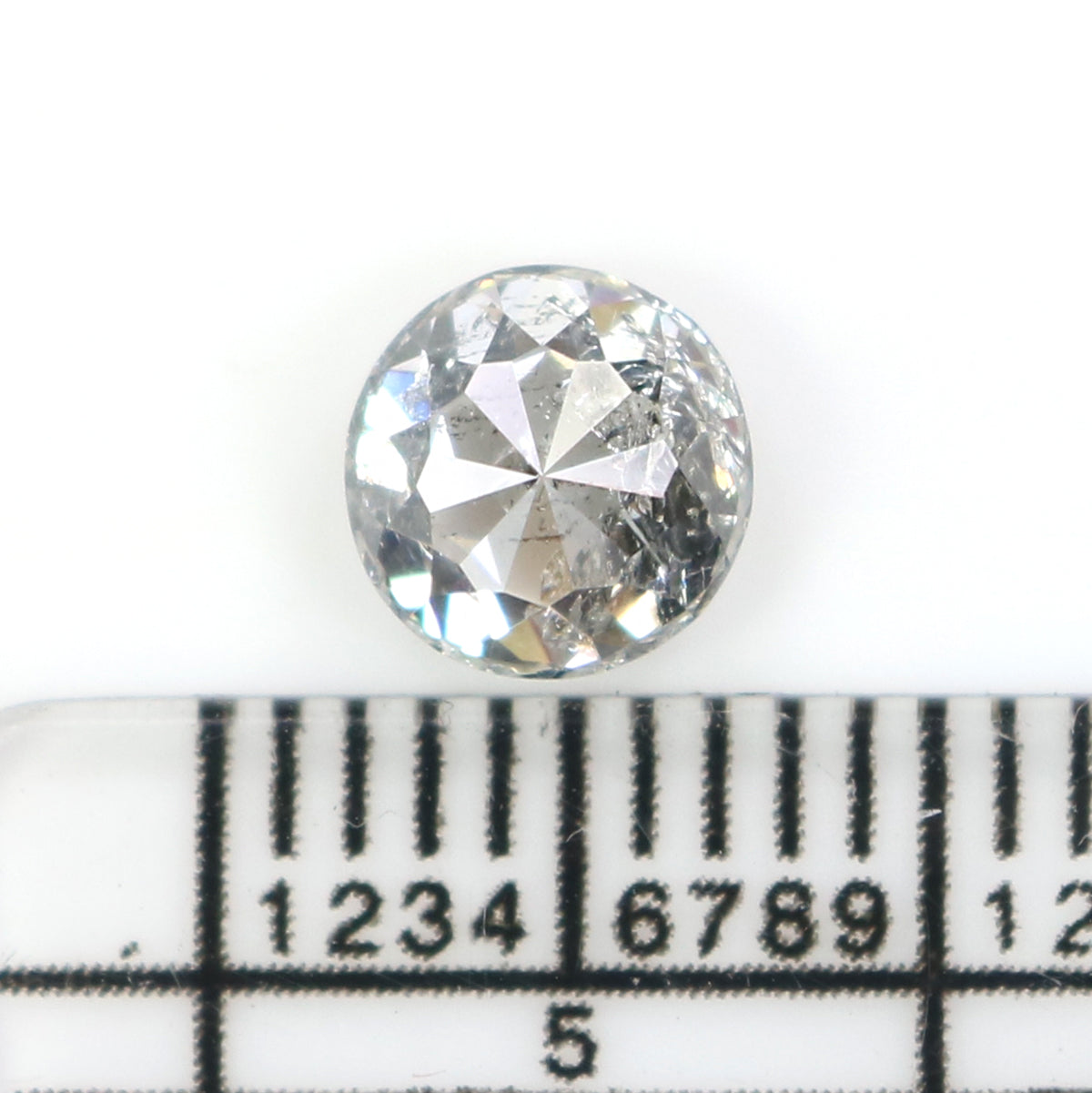 Natural Loose Round Rose Cut Diamond White - G Color 0.91 CT 5.79 MM Round Shape Rose Cut Diamond L2617