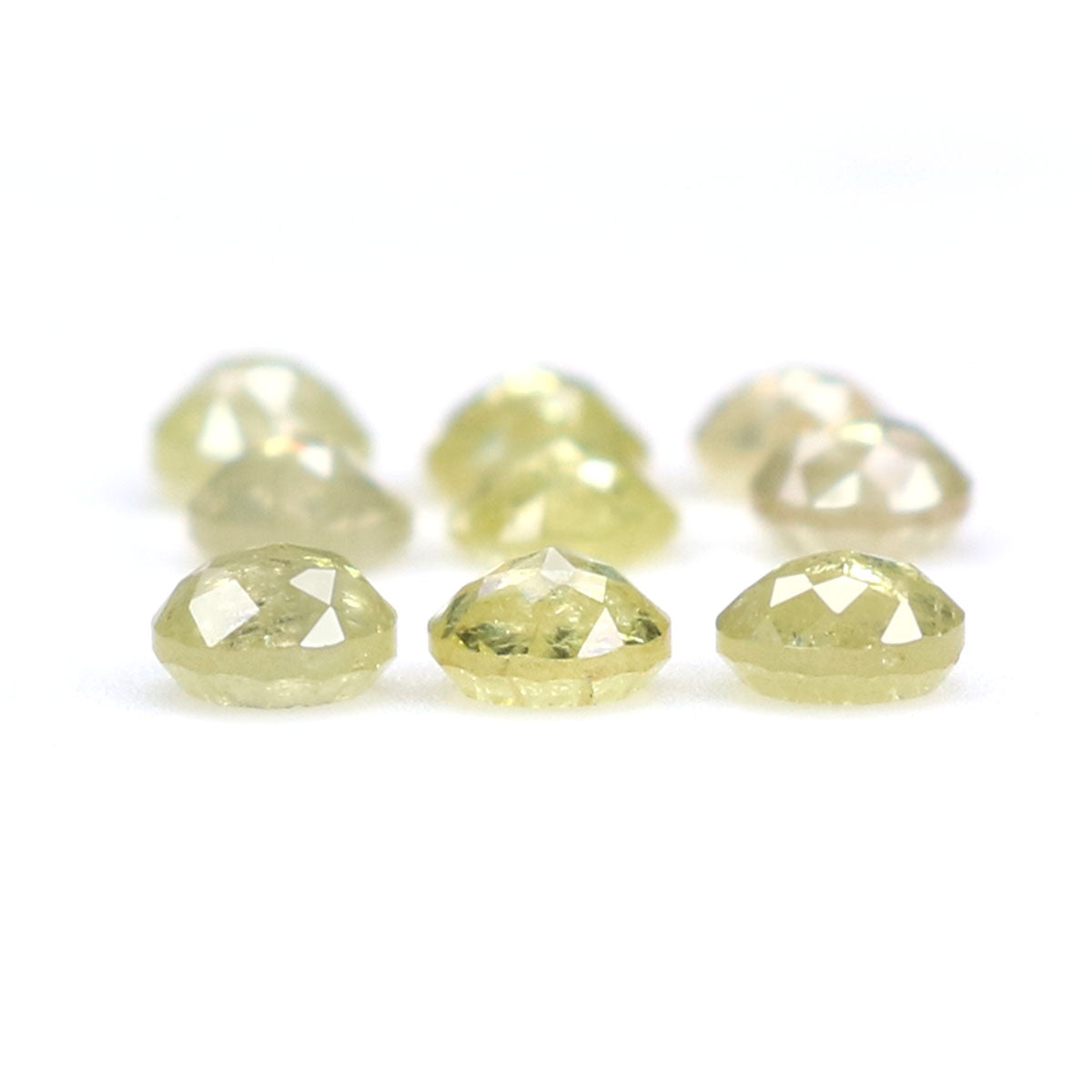 1.00 CT Natural Loose Round Diamond Yellow Color Diamond Natural Loose Diamond 2.70 MM Round Rose Cut Diamond Round Shape Diamond LQ9393