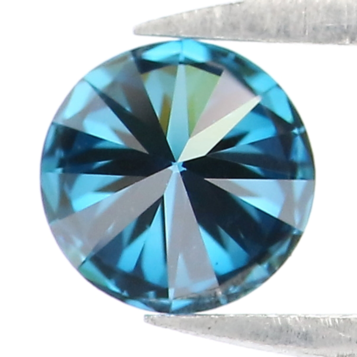 Natural Loose Round Blue Color Diamond 0.30 CT 4.35 MM Round Brilliant Cut Diamond L1881