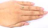 Natural Loose Octagon Yellow Color Diamond 0.67 CT 5.41 MM Octagon Shape Rose Cut Diamond L9568