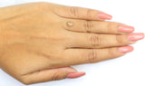 Natural Loose Pear Grey Brown Color Diamond 0.92 CT 7.40 MM Pear Shape Rose Cut Diamond KR1857