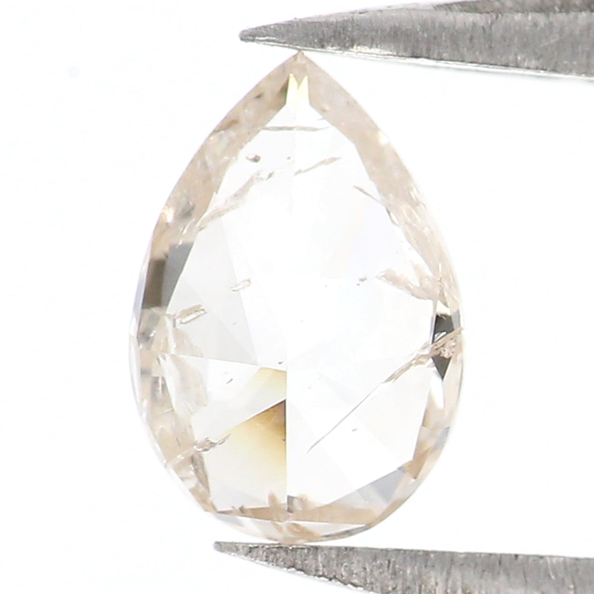 0.57 Ct Natural Loose Pear Shape Diamond Brown Color Pear Cut Diamond 6.95 MM Natural Loose Brown Color Pear Brilliant Cut Diamond LQ1580