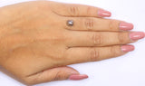 Natural Loose Emerald Shape Brown Grey Color Diamond 2.20 CT 6.70 MM Emerald Shape Rose Cut Diamond L7711
