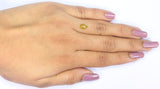 Natural Loose Pear Diamond Yellow Color 0.55 CT 7.62 MM Pear Shape Rose Cut Diamond KDK2580