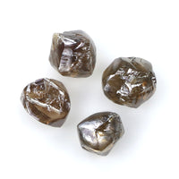 Natural Loose Rough Dark Brown Color Diamond 2.10 CT 4.00 MM Rough Shape Rose Cut Diamond KDL7976