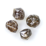 Natural Loose Rough Dark Brown Color Diamond 2.10 CT 4.00 MM Rough Shape Rose Cut Diamond KDL7976