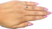 Natural Loose Round Rose Cut Diamond, Salt And Pepper Round Diamond, Natural Loose Diamond, Rose Cut Diamond, 0.51 CT Round Shape KDL2778