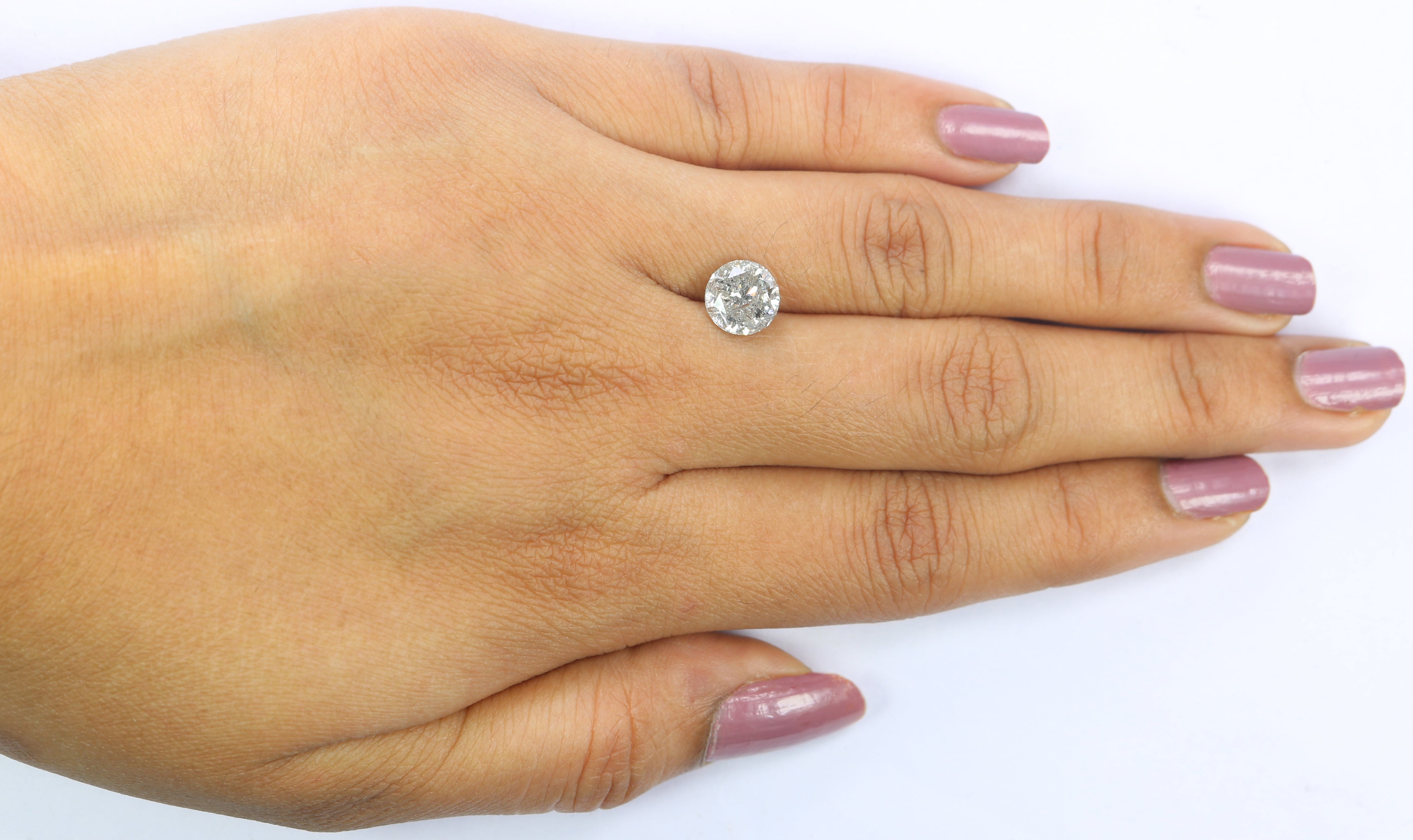 1.92 Ct Natural Loose Round Shape Diamond White - G Color Round Cut Diamond 7.40 MM Natural Loose Diamond Round Brilliant Cut Diamond QL2660
