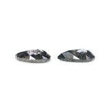 Natural Loose Pear Diamond, Salt And Pepper Pear Diamond, Natural Loose Diamond, Pear Rose Cut Diamond, 0.50 CT Pear Cut Diamond KR2635
