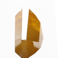 3.63 Ct Natural Loose Diamond, Shield Cut Diamond, Yellow Color Diamond, Rose Cut Diamond, Real Rustic Diamond, Antique Diamond KDL9783