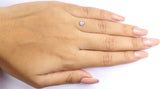 Natural Loose Rose Cut Salt And Pepper Diamond Grey Color 0.45 CT 4.75 MM Round Rose Cut Shape Diamond KR2064