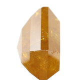 3.24 Ct Natural Loose Diamond, Shield Cut Diamond, Yellow Color Diamond, Rose Cut Diamond, Real Rustic Diamond, Antique Diamond KDL9780