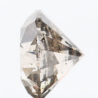 0.87 Ct Natural Loose Diamond Round Brown Salt And Pepper Color 5.76 MM L9364
