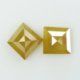 1.56 Ct Natural Loose Diamond Kite Pair Yellow Color I3 Clarity 2 Pcs KDL8102