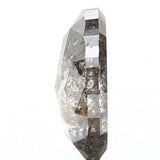 0.56 Ct Natural Loose Diamond, Oval Diamond, Black Diamond, Grey Diamond, Salt and Pepper Diamond, Antique Diamond, Real Diamond KDL328