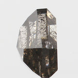 1.04 Ct Natural Loose Diamond, Shield Diamond, Salt And Pepper Diamond, Black Diamond, Grey Diamond, Shield Cut Diamond, Real Diamond KDL9520