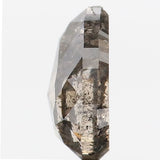 1.21 Ct Natural Loose Diamond Pear Black Grey Salt And Pepper Color 7.52 MM KDL9349