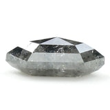 0.78 Ct Natural Loose Diamond, Shield Cut Diamond, Black Color Diamond, Rose Cut Diamond, Real Rustic Diamond, Antique Diamond KDK2266
