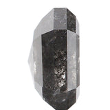 1.70 CT Natural Loose Diamond, Emerald Cut Diamond, Salt And Pepper Diamond, Black Diamond, Grey Diamond, Antique Rose Cut Diamond KDL187