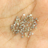 2.49 Ct Natural Loose Diamond, Round Rose Cut Diamond, Grey Diamond, Yellow Diamond, Rose Cut Diamond, Rustic Diamond, Real Diamond L094