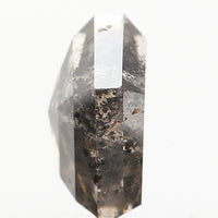0.72 CT Natural Loose Diamond, Pentagon Cut Diamond, Salt And Pepper Diamond, Black Gray Pentagon Diamond, Rose Cut Diamond KDL9518