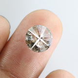 2.30 CT Natural Loose Diamond Round Brown Salt And Pepper Color 8.05 MM KDL9054