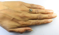 2.77 Ct Natural Loose Diamond Oval Greenish Brown  I3 Clarity 8.75 MM KDK2155