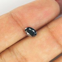 0.55 Ct Natural Loose Diamond Oval Blue Color VS Clarity 6.00 MM KDL8522