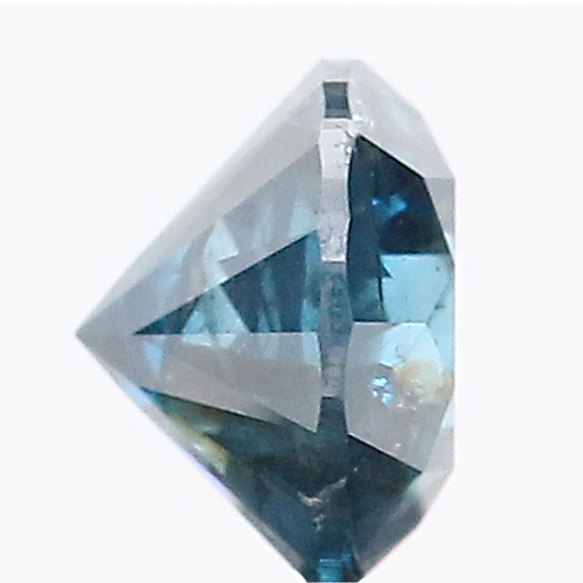 0.59 Ct Natural Loose Diamond Round Blue Color 5.02 MM GRL9420