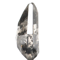 0.97 Ct Natural Loose Diamond Pentagon Black Grey Salt And Pepper color I3 Clarity 7.50 MM KDL8964
