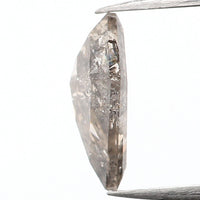 0.41 CT Natural Loose Diamond, Salt And Pepper Diamond, Kite Cut Diamond, Black Diamond, Grey Diamond, Geometric Rose Cut Diamond L223