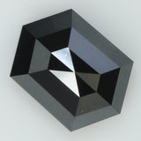 2.63 Ct Natural Loose Diamond Hexagon Black Color I3 Clarity 10.00 MM KDL8209