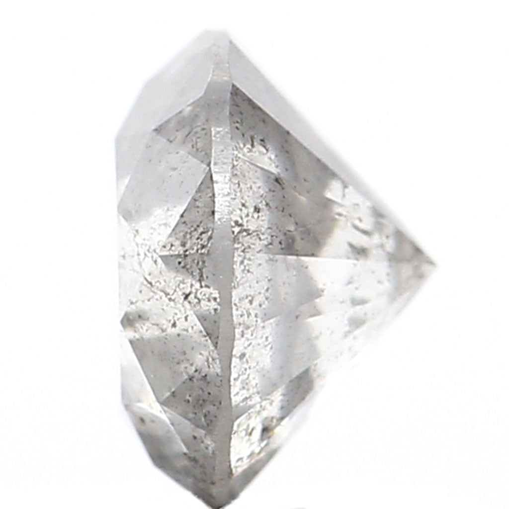 0.96 CT Natural Loose Round Shape Diamond Grey Color Round Cut Diamond 6.05 MM Natural Loose Diamond Round Brilliant Cut Diamond LQ262