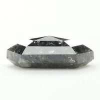 0.72 Ct Natural Loose Diamond, Salt And Pepper Diamond, Shield Cut Diamond, Black Gray Color Diamond, Rose Cut Real Rustic Diamond KDL007