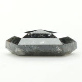 0.72 Ct Natural Loose Diamond, Salt And Pepper Diamond, Shield Cut Diamond, Black Gray Color Diamond, Rose Cut Real Rustic Diamond KDL007