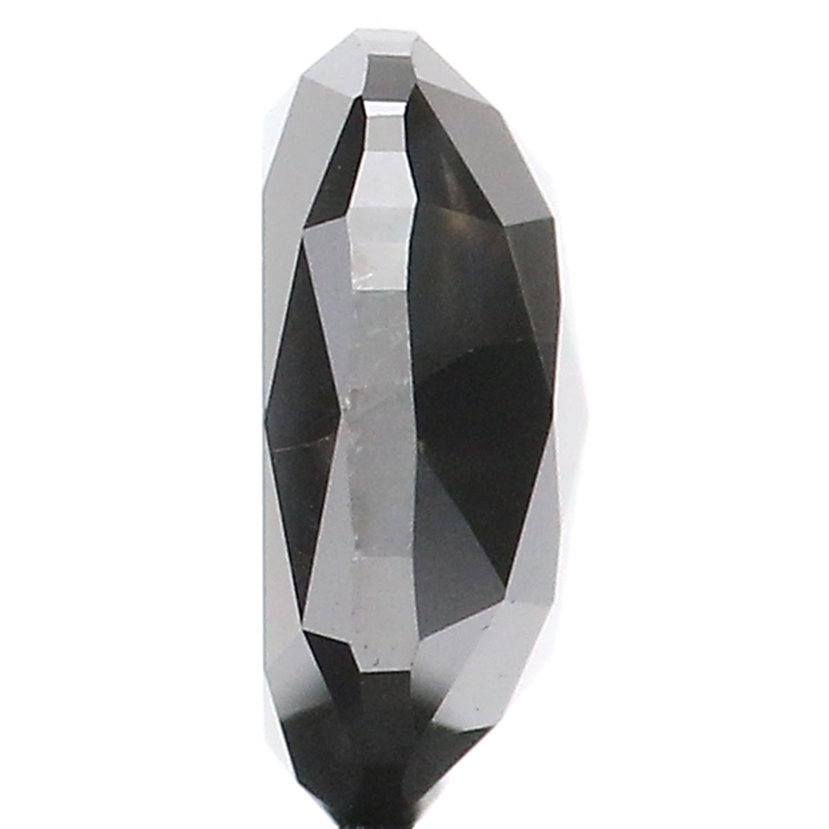 1.54 CT IGI Certified Natural Loose Cushion Modified Brilliant Cut Diamond Natural Black Color Diamond 7.15 MM Cushion Shape Diamond QL9398