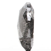 0.56 Ct Natural Loose Diamond, Oval Diamond, Black Diamond, Grey Diamond, Salt and Pepper Diamond, Antique Diamond, Real Diamond KDL074