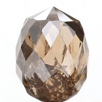 0.78 Ct Natural Loose Diamond, Briolette Diamond, Brown Diamond, Briolette Cut Bead Diamond, Polished Diamond, Faceted Diamond L9838