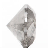 1.40 Ct Natural Loose Diamond, Grey Diamond, Round Diamond, Round Brilliant Cut Diamond, Sparkling Diamond, Rustic Diamond L240