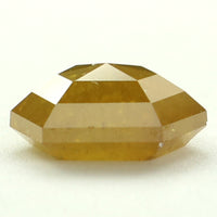 0.90 Ct Natural Loose Diamond, Hexagon Diamond, Yellow Diamond, Hexagon Cut Diamond, Polished Diamond, Rose Cut Diamond Rustic Diamond KDL9858