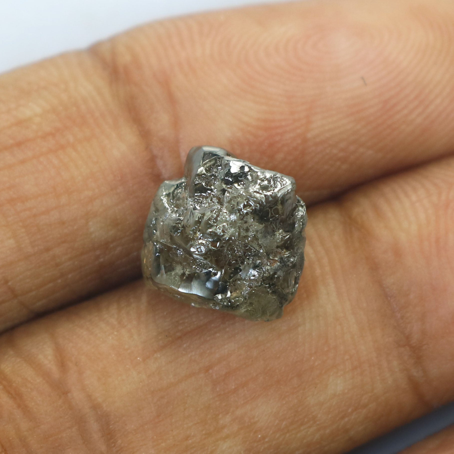 5.33 CT Natural Loose Rough Shape Diamond Brown Color Rough Cut Diamond 11.30 MM Natural Brown Color Rough Irregular Cut Diamond QL8847